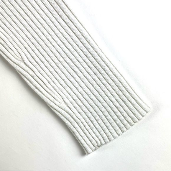 Guess Holly Logo White Turtleneck Sweater - Picture 8 of 8